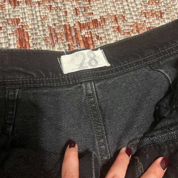 Free people wide leg black jeans - Picture 4 of 4